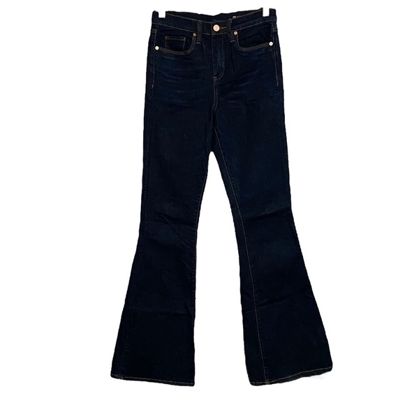 blank NYC The Waverly High Rise Flare dark wash flare jeans size 27 - Picture 11 of 12